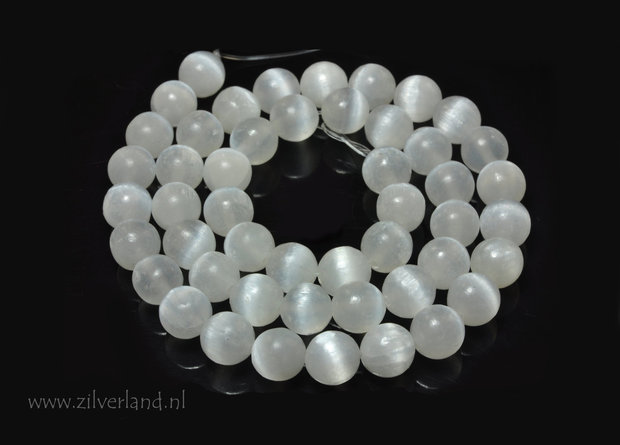 8mm Seleniet Edelstenen Kralen- AA Kwaliteit