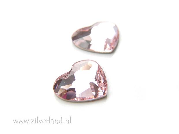 1 Stuk 14mm Swarovski Heart "Rosaline"