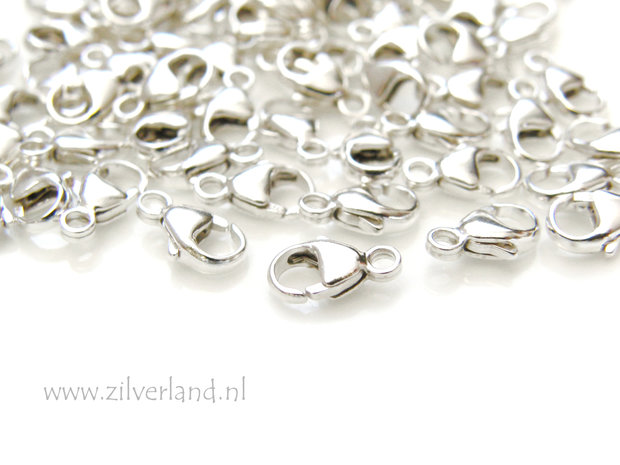 9mm Sterling Zilveren Lobsterslot