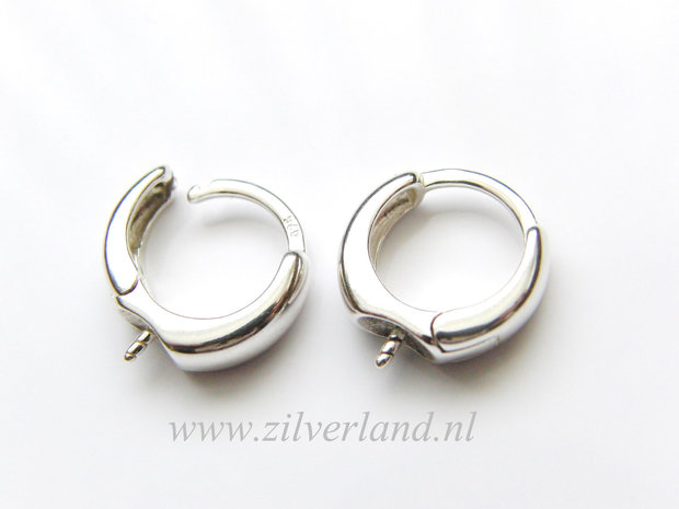 Sterling Zilveren Oorbelhaken- Creolen met Pin