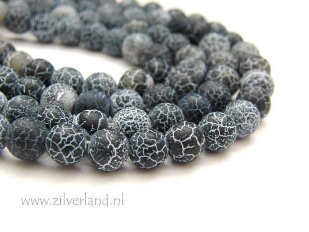 8mm Vuuragaat Edelsteen Kralen- Mat