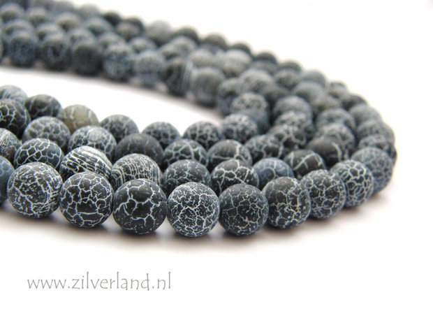8mm Vuuragaat Edelsteen Kralen- Mat