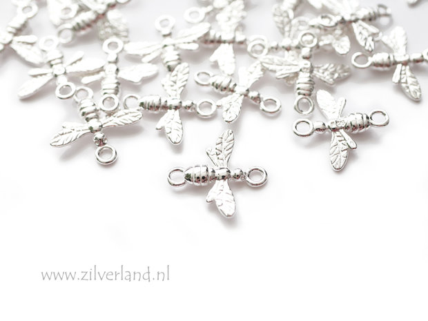 Sterling Zilveren Connector- Bij