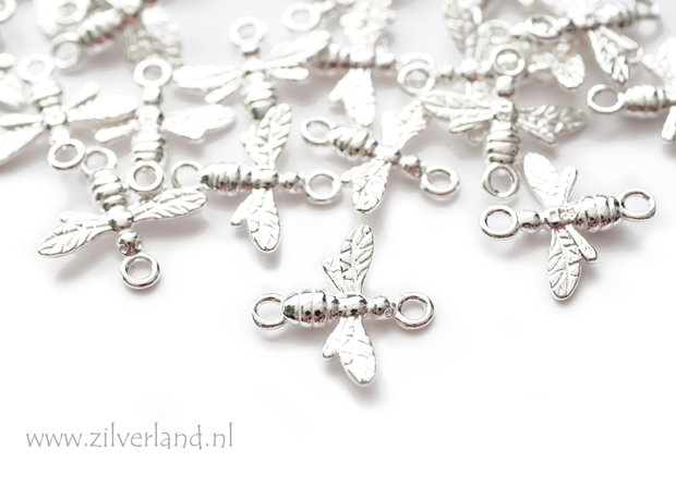 Sterling Zilveren Connector- Bij
