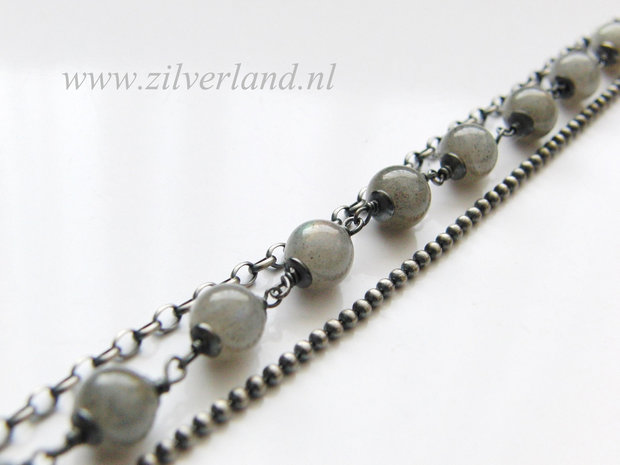 Sterling Zilveren Armband met Labradoriet