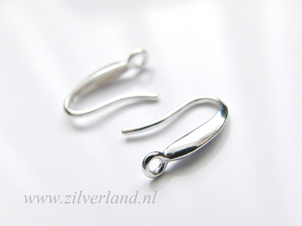 per ongeluk Airco ziek Sterling zilveren oorhaakjes - Zilverland- Zilveren Sieraden Onderdelen &  Edelstenen Kralen