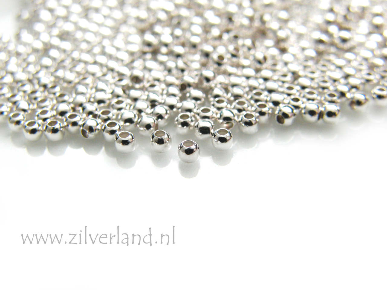 Ontleden Subsidie Civiel 100 Stuks 2mm Sterling Zilveren Kralen - Zilverland- Zilveren Sieraden  Onderdelen & Edelstenen Kralen