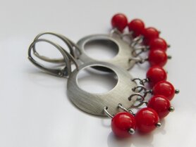 Oorbellen met Koraal