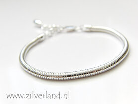 3mm Sterling Zilveren Slang Armband