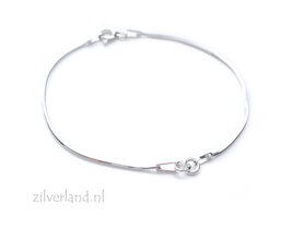 15,5cm Sterling Zilveren Slang Armband