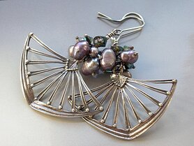 Zilveren Oorbellen met Zoetwaterparels