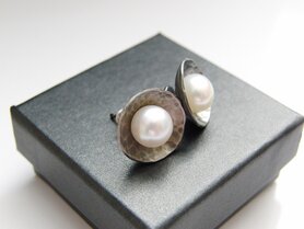 Handgemaakte Oorstekers met Zoetwaterparels