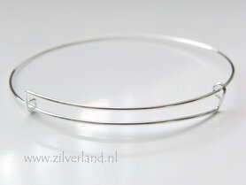 Sterling Zilveren Draad Armband voor Bedels