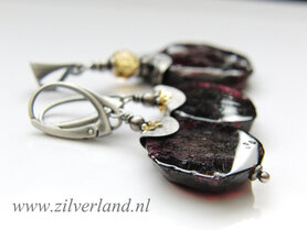 Oorbellen met Granaat (Gereserveerd)