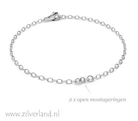 15,5cm Sterling Zilveren Armband