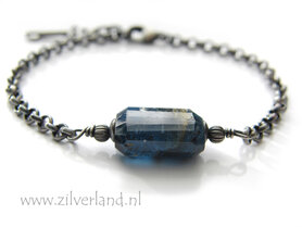 Handgemaakte Edelstenen Armband met Kyaniet