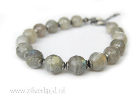Handgemaakte Edelstenen Armband met Labradoriet