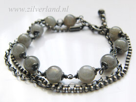 Sterling Zilveren Armband met Labradoriet